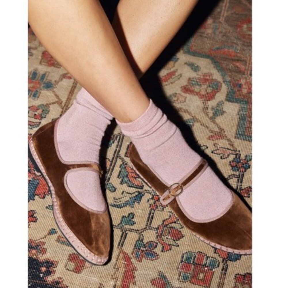 NWT Free People Lurex Sock Bundle (Black, Silver, Pink) - Size All - Picture 6 of 7